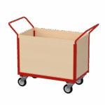 Flatbed Trolley Enclosed Panels, 500kg, British Made — view 22