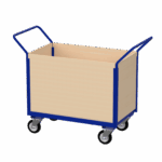 Flatbed Trolley Enclosed Panels, 500kg, British Made — view 25