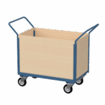 Flatbed Trolley Enclosed Panels, 500kg, British Made — view 26