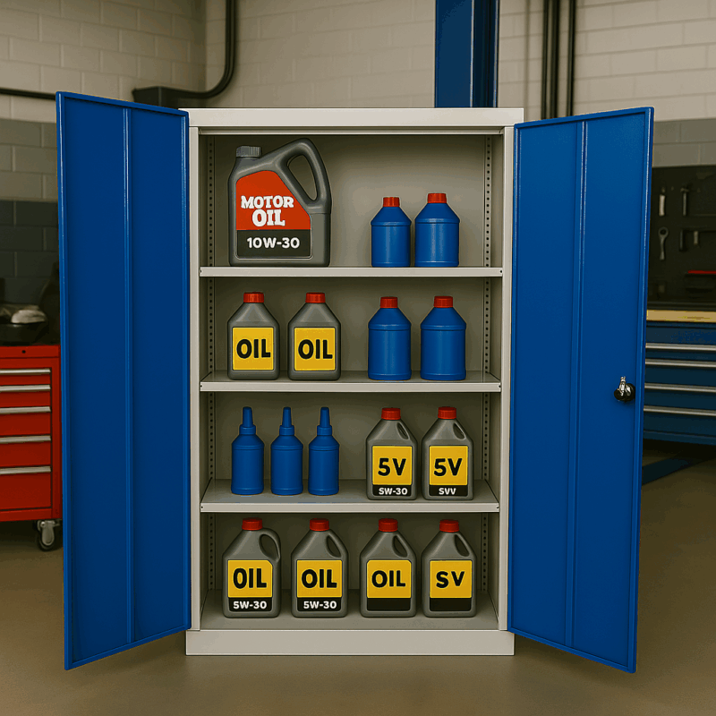 Large Storage Cabinet, British Made — view 2