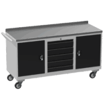 Triple Tool Cabinet 450kg Capacity, British Made — view 21