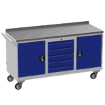 Triple Tool Cabinet 450kg Capacity, British Made — view 24