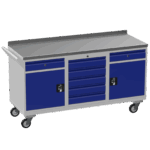 Triple Tool Cabinet 450kg Capacity, British Made — view 26