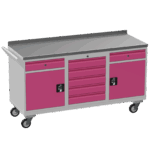 Triple Tool Cabinet 450kg Capacity, British Made — view 30
