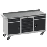 Triple Tool Cabinet 450kg Capacity, British Made — view 35