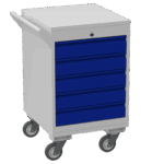 Mobile Steel Tool Chest — view 3