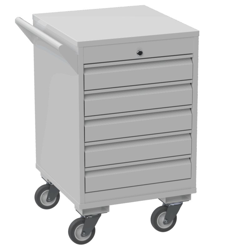 Mobile Steel Tool Chest — view 2