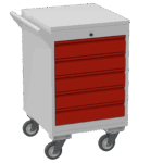 Mobile Steel Tool Chest — view 4