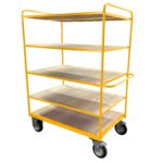 Multi-Tier Order Picking Trolley, British Made — view 9